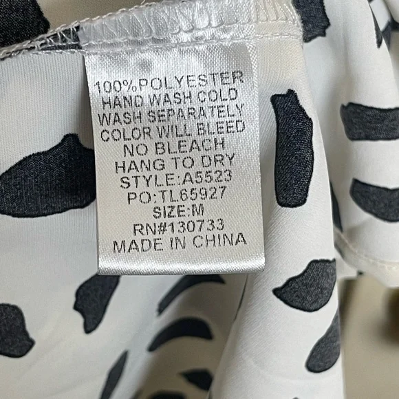 Umgee Animal Print Babydoll Mini Dress Size Medium - Picture 14 of 15